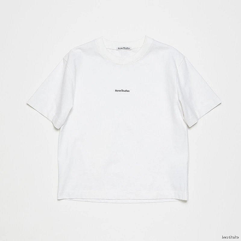 Acne Studios 2090-80 White Style Ac908042 Stockholm Logo T-Shirt Statement Graphic