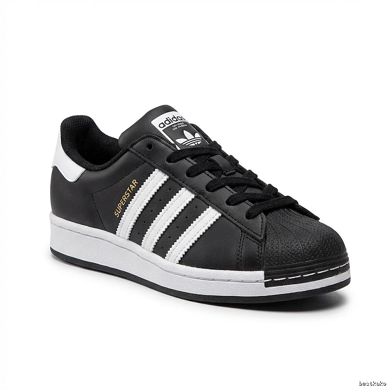 Adidas Superstar black and white classic sneakers