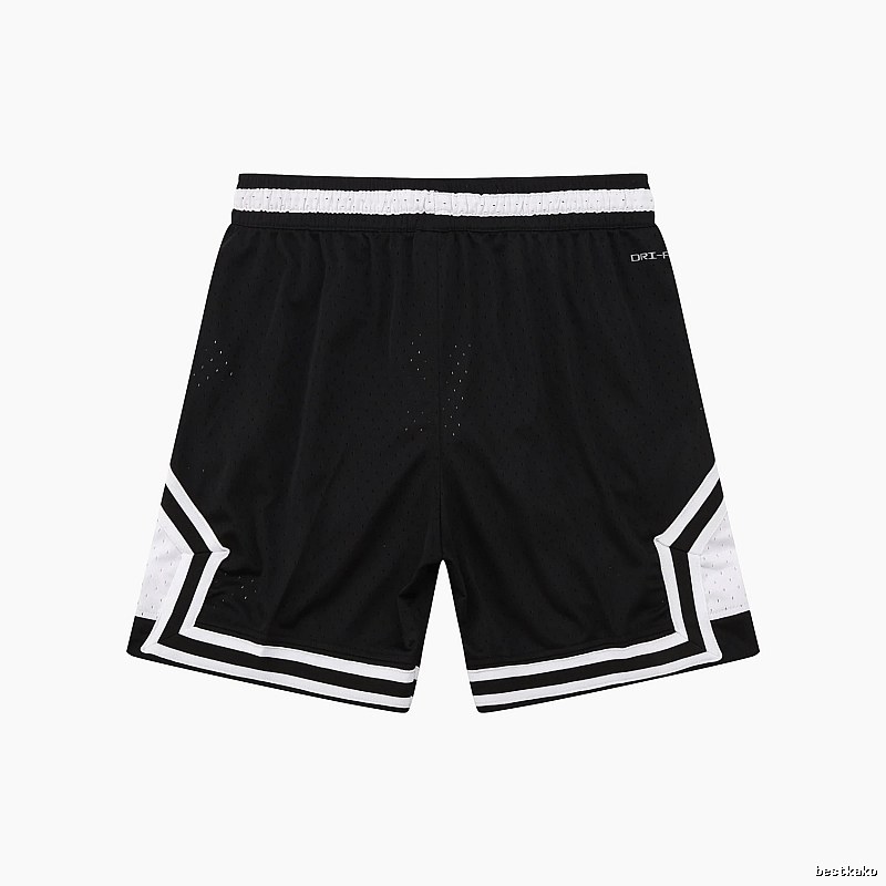 AJ Sporty Black and White Shorts