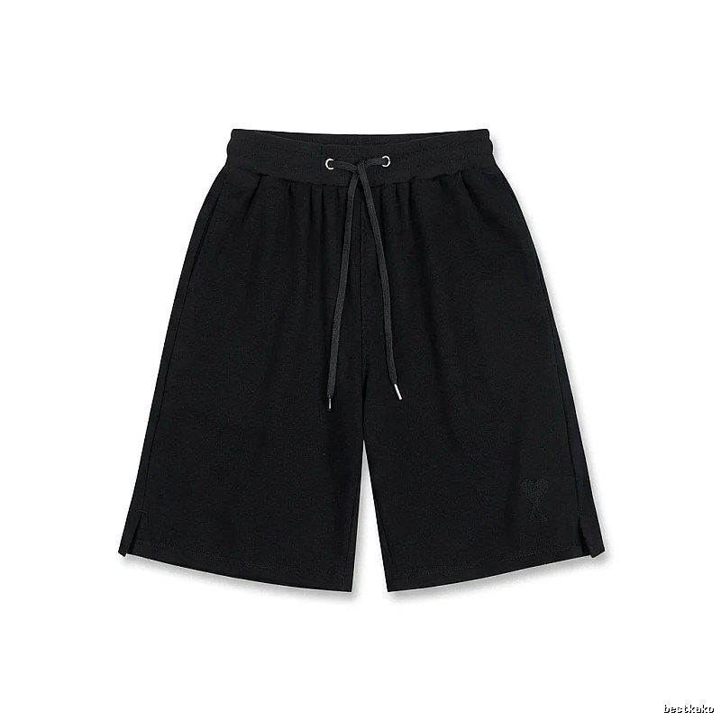 AMI casual style black shorts
