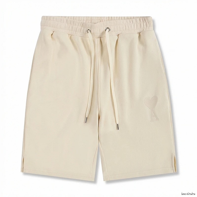 AMI casual style off-white shorts