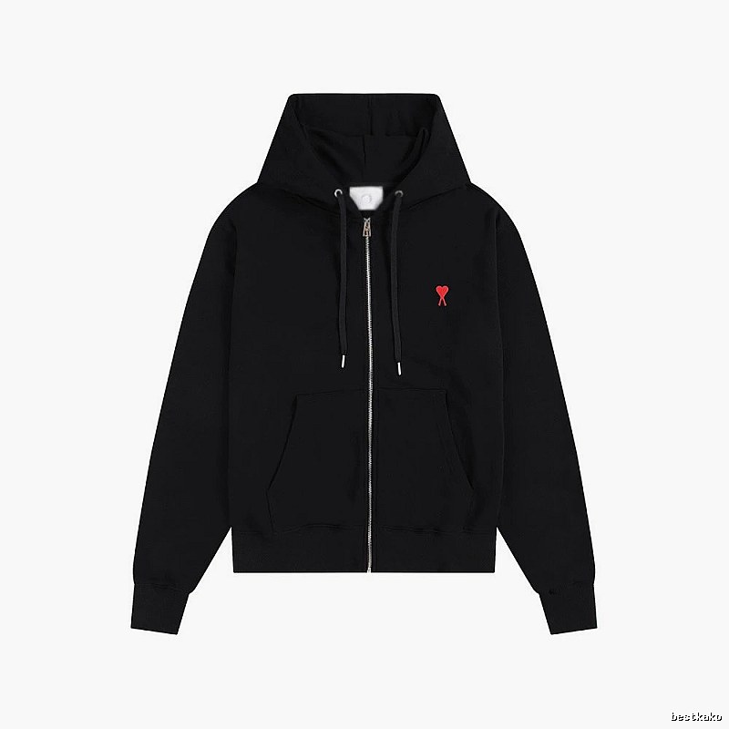 AMI Love Trend Brand Black Hoodie