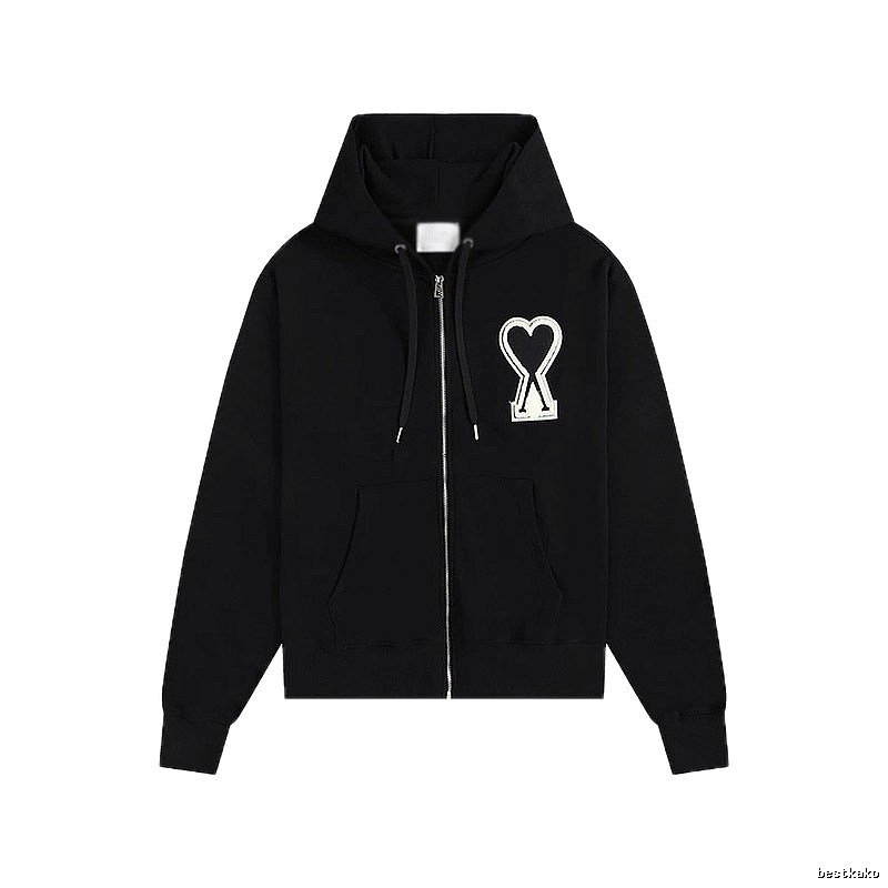 AMI Love Trendy and Cool Black Sweatshirt