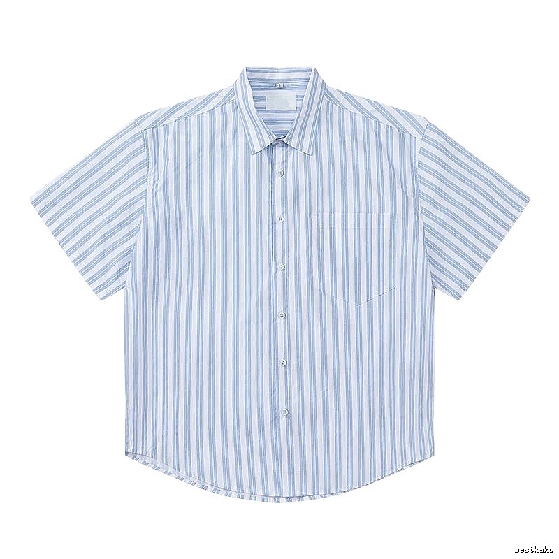 AMI Stripe Minimalist Style Shirt