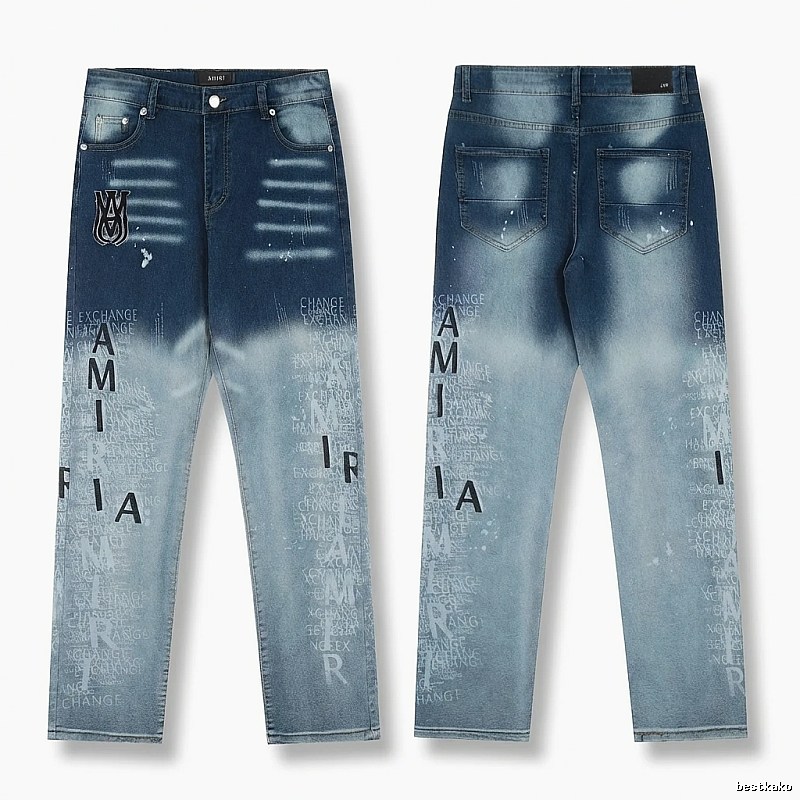 AMIRI Gradient Trendy Brand Jeans