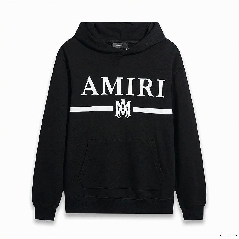 AMIRI Letter Print Black Sweatshirt