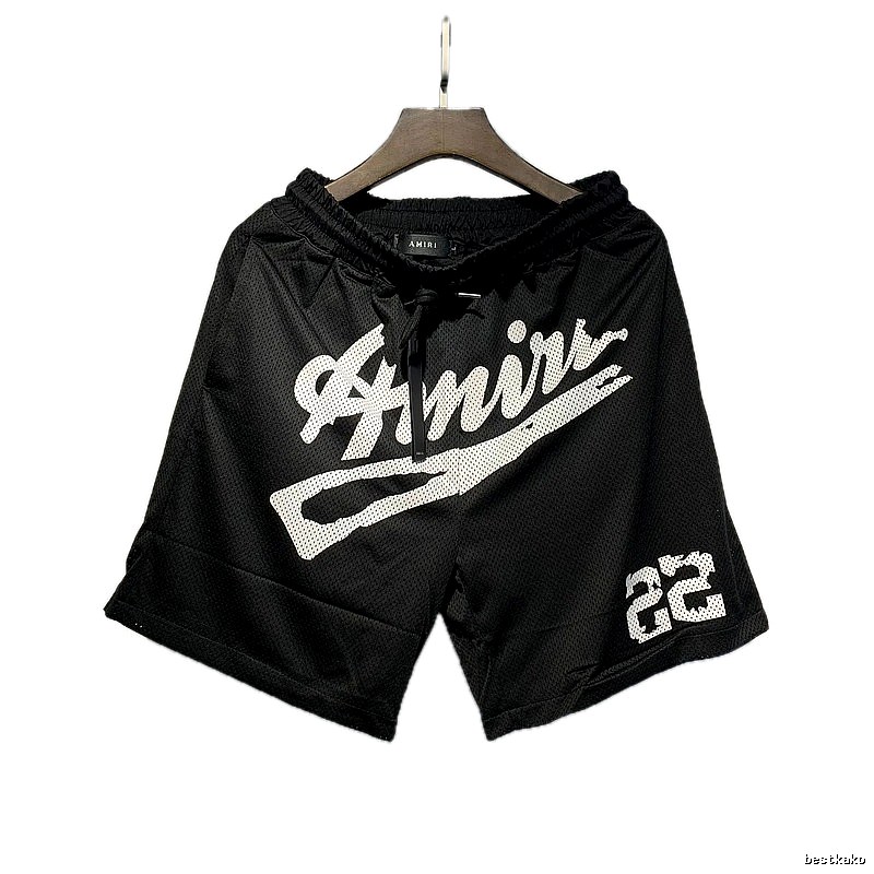 AMIRI Printed Street Style Black Shorts