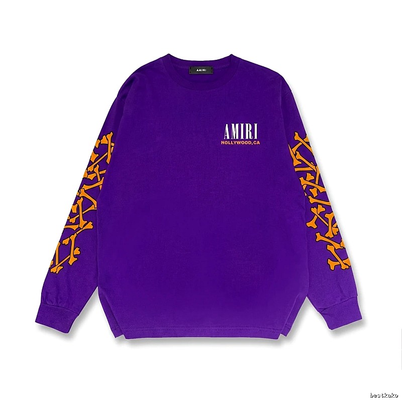 AMIRI purple sweatshirt with skull print