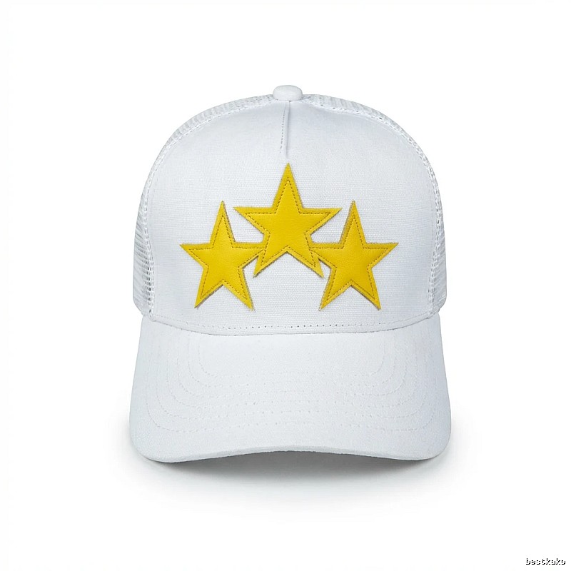 AMIRI Starry Trendy Cool Style White Hat