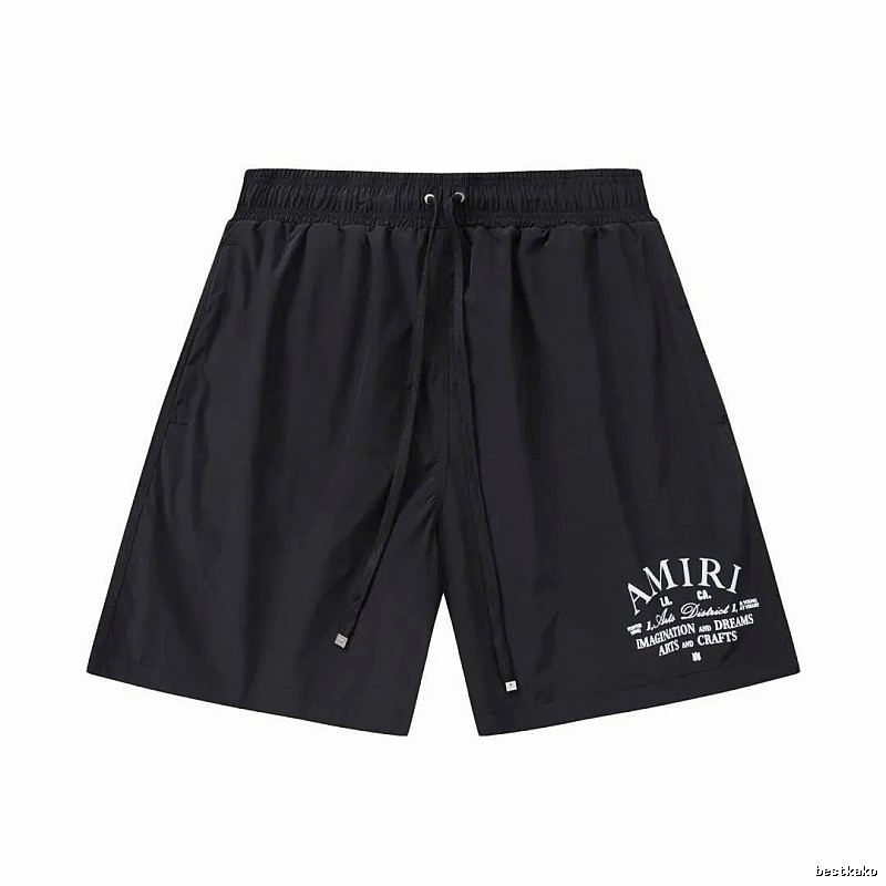 AMIRI trendy brand black shorts