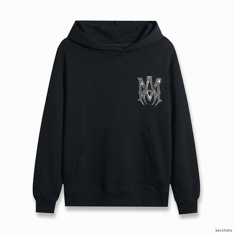 AMIRI's trendy and cool black hoodie