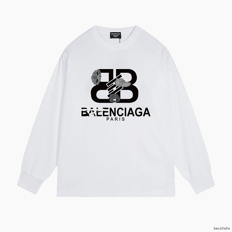 Balenciaga BB Series Simple White T-shirt