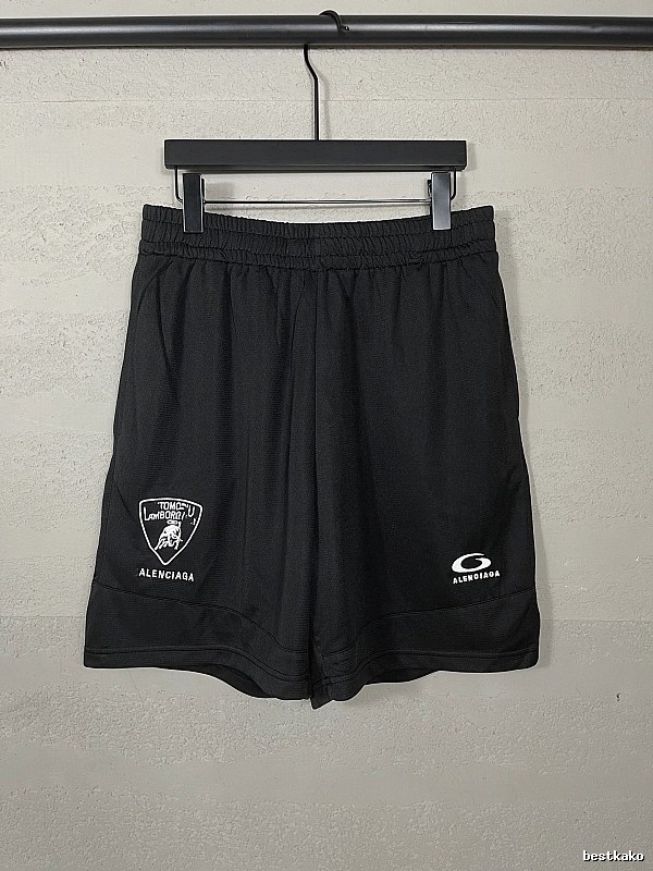 Balenciaga casual style black shorts