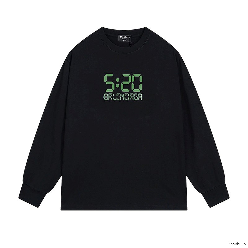 Balenciaga digital style black sweatshirt