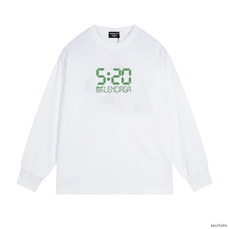 Balenciaga digital-style white T-shirt