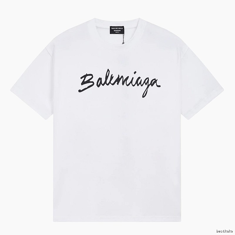 Balenciaga letter simple white T-shirt