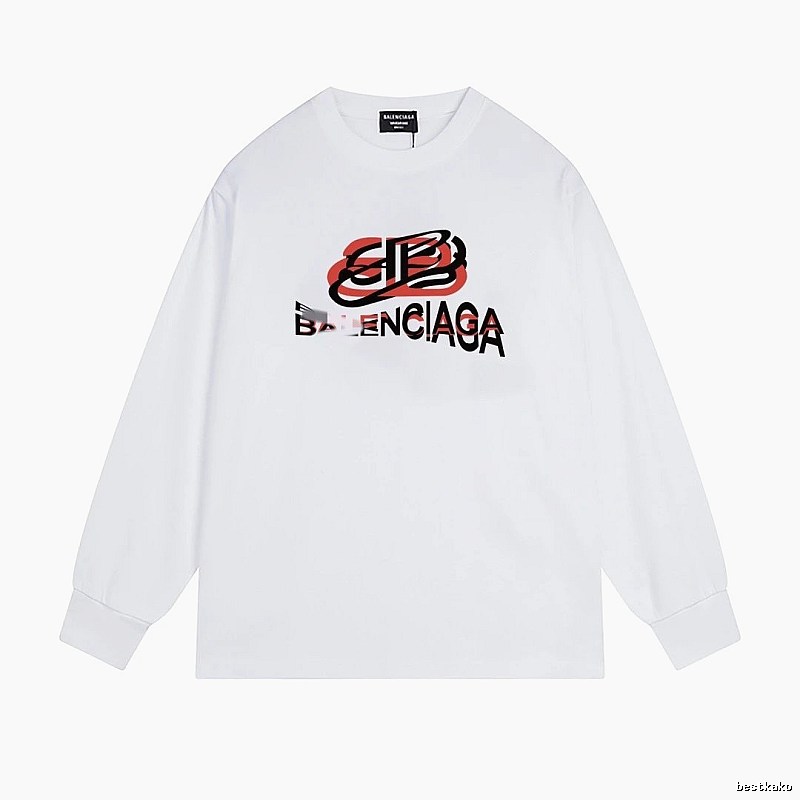 Balenciaga letter white sweatshirt