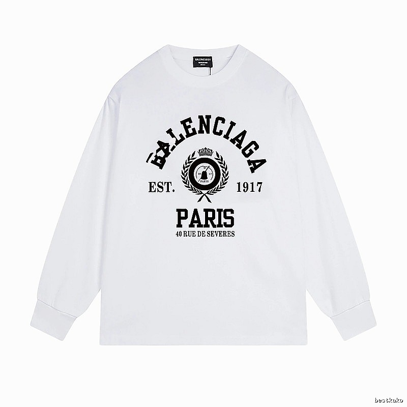 Balenciaga retro-style white T-shirt