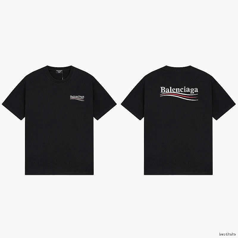 Balenciaga simple black short-sleeve