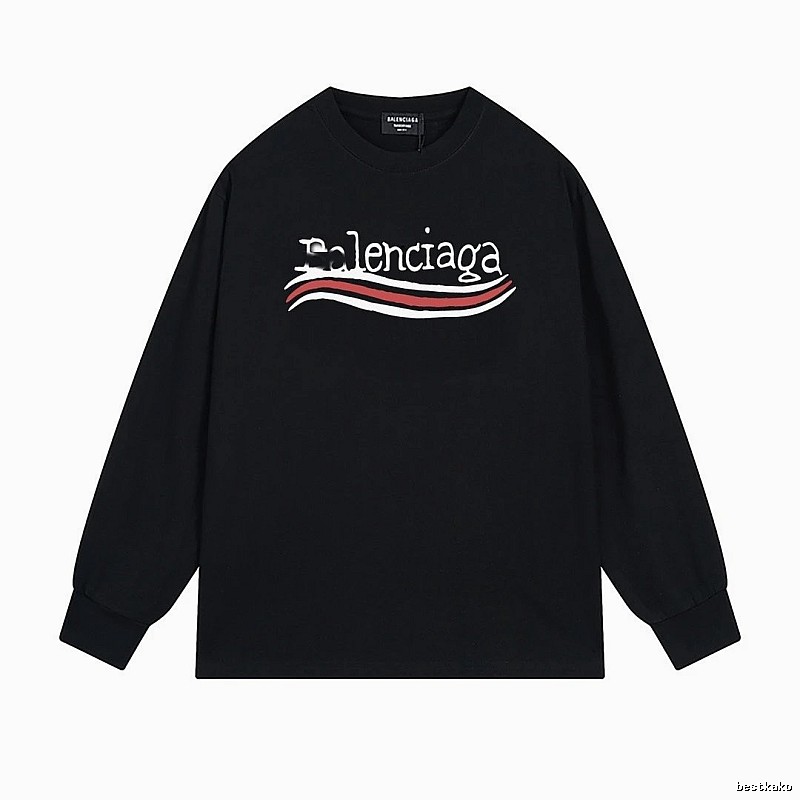 Balenciaga wavy black sweatshirt
