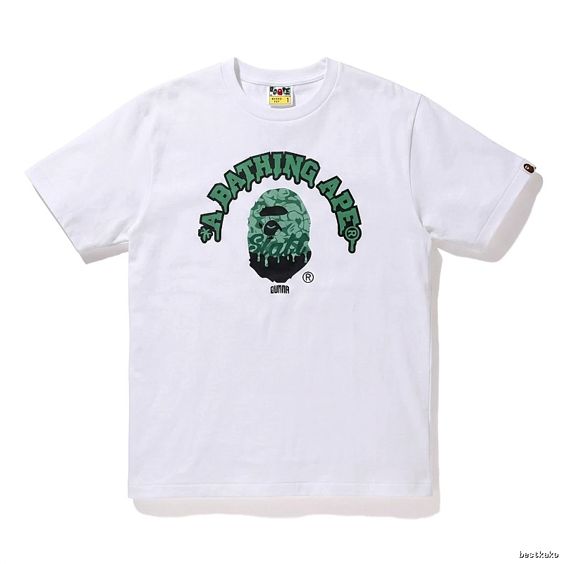 Bape Ape Head Cool White T-shirt in Streetwear Style