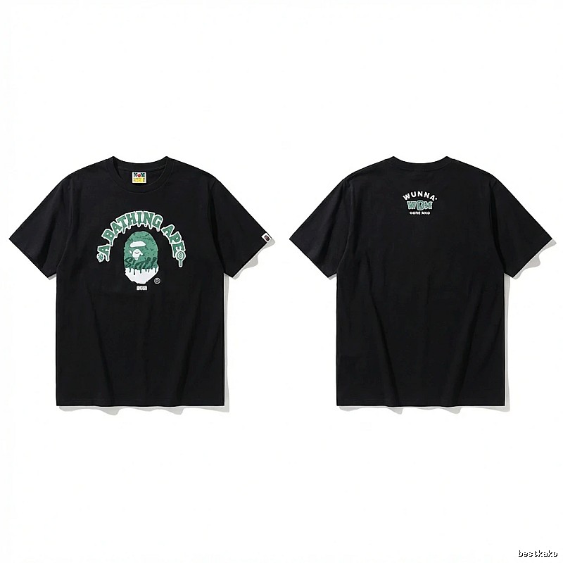 Bape Ape Head Trendy Black T-shirt