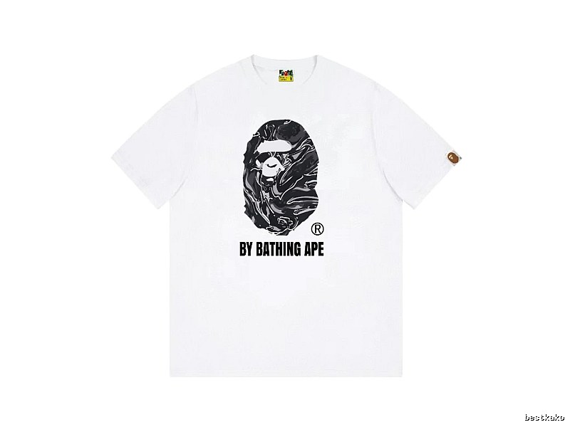 Bape Ape Head Trendy Cool White T-shirt