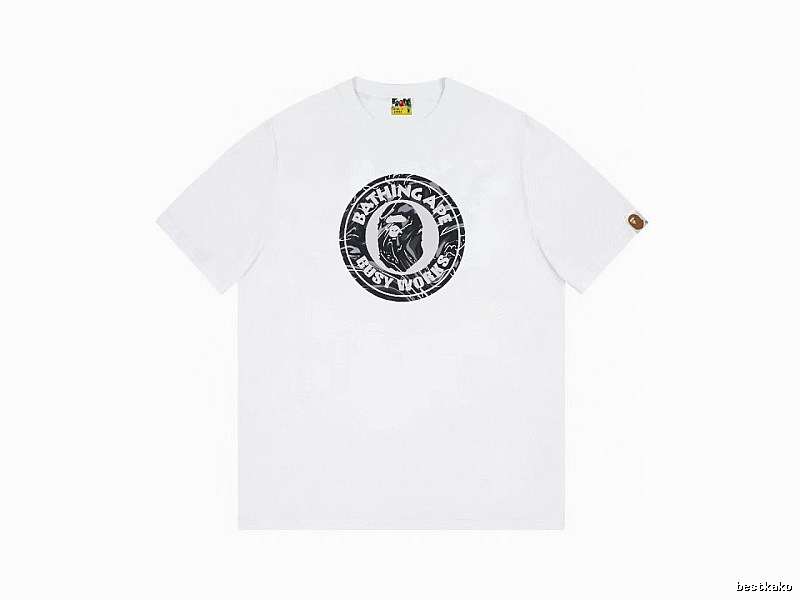 Bape classic retro style white T-shirt