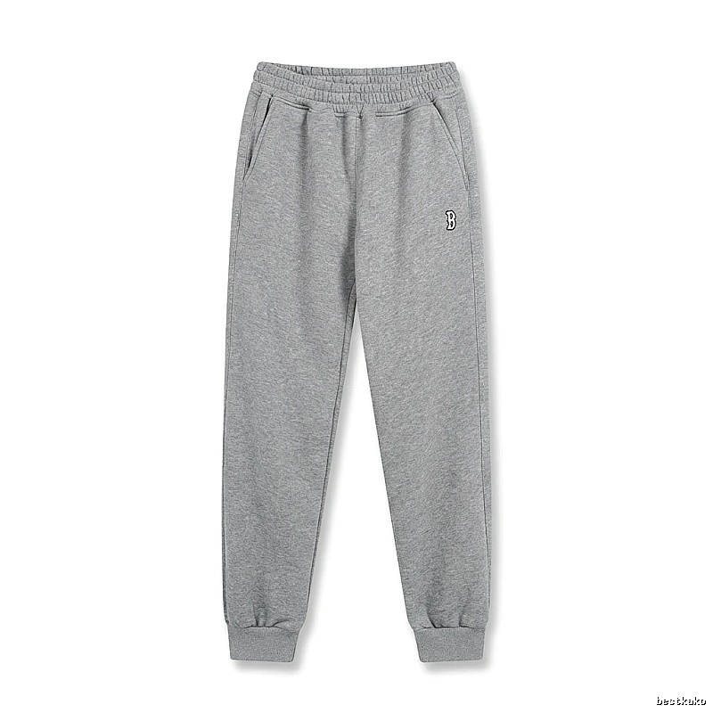 Basic style casual gray sweatpants of MLB