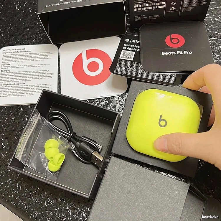 Beats Fit Pro Earbuds in Volt Yellow