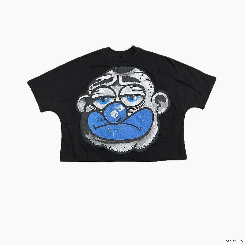 Billionaire Cartoon Trendy Brand Black T-shirt