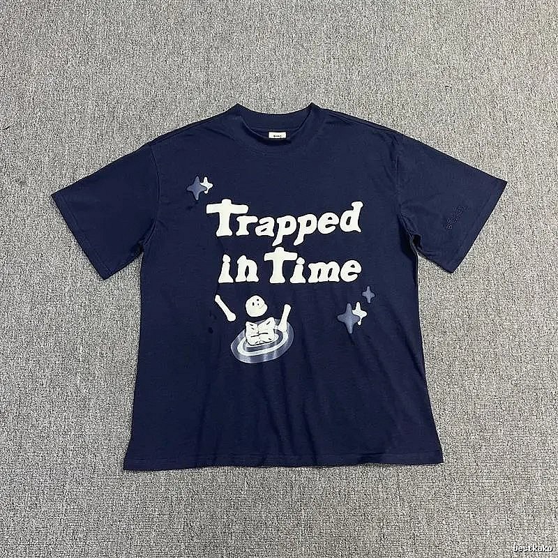 Broken Planet Easy Match Graphic T-shirt White Cotton Bold for Everyday Use