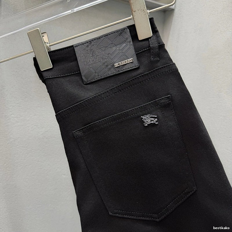 Burberry Logo Jeans - Tonal Knight Emblem And Branded Back Patch Style Edit