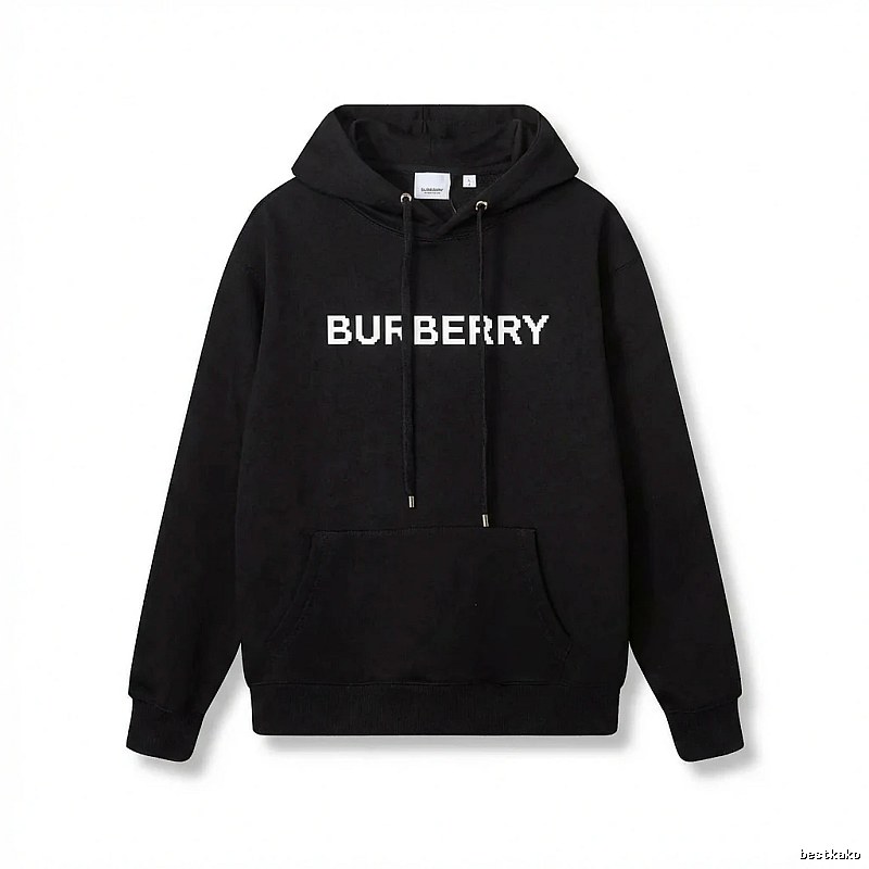 Burberry pixel-style black sweatshirt