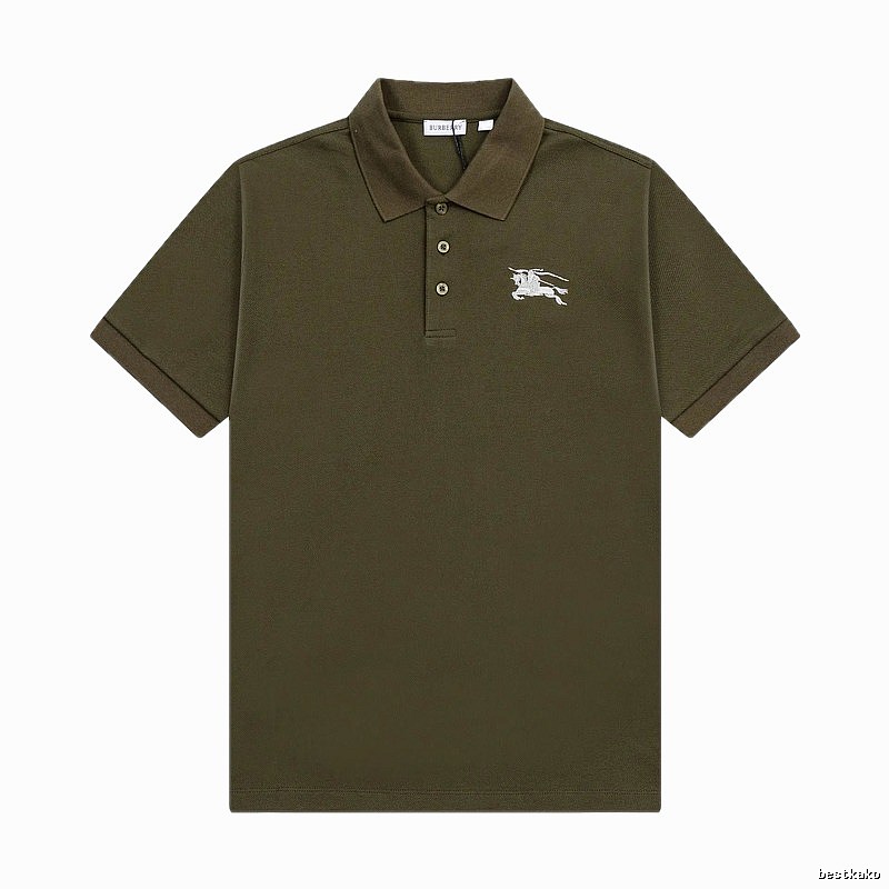 Burberry's retro-style polo shirt with the knight logo