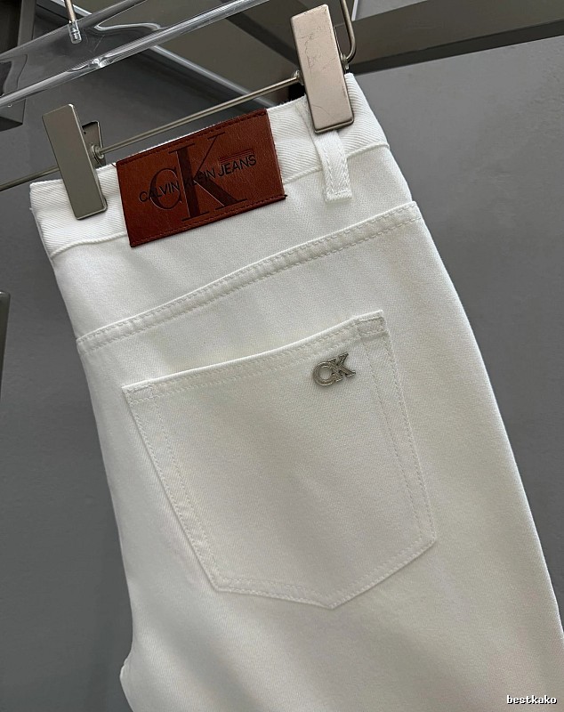 Calvin Klein Logo Jeans Wardrobe Edit in White