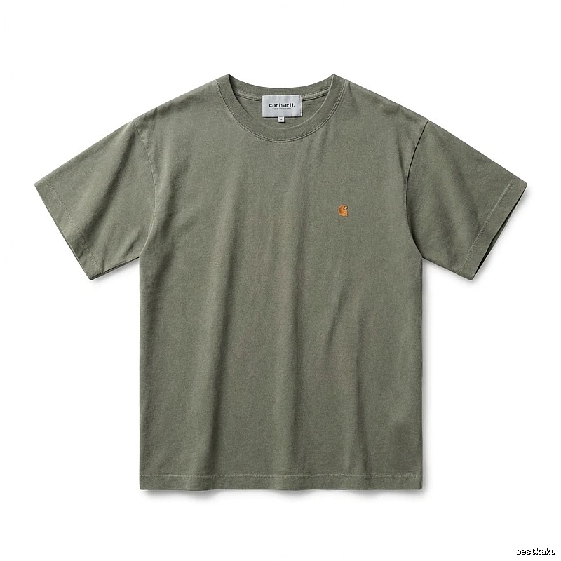 Carhartt basic retro style olive green T-shirt