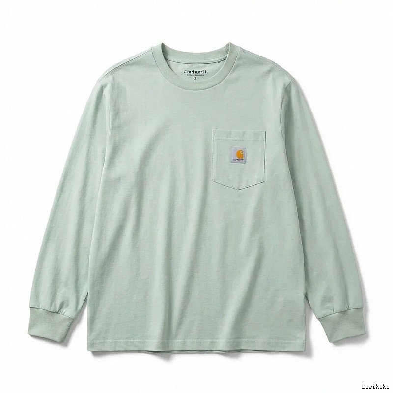 Carhartt basic simple style light green sweatshirt