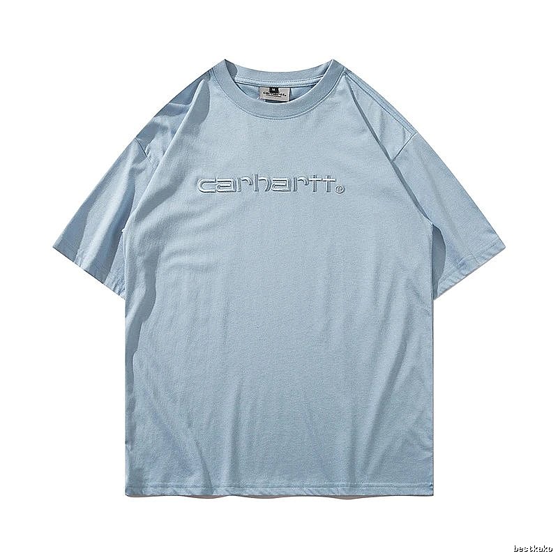 Carhartt Classic Logo T-shirt Light Blue Subtle for Daily Styling