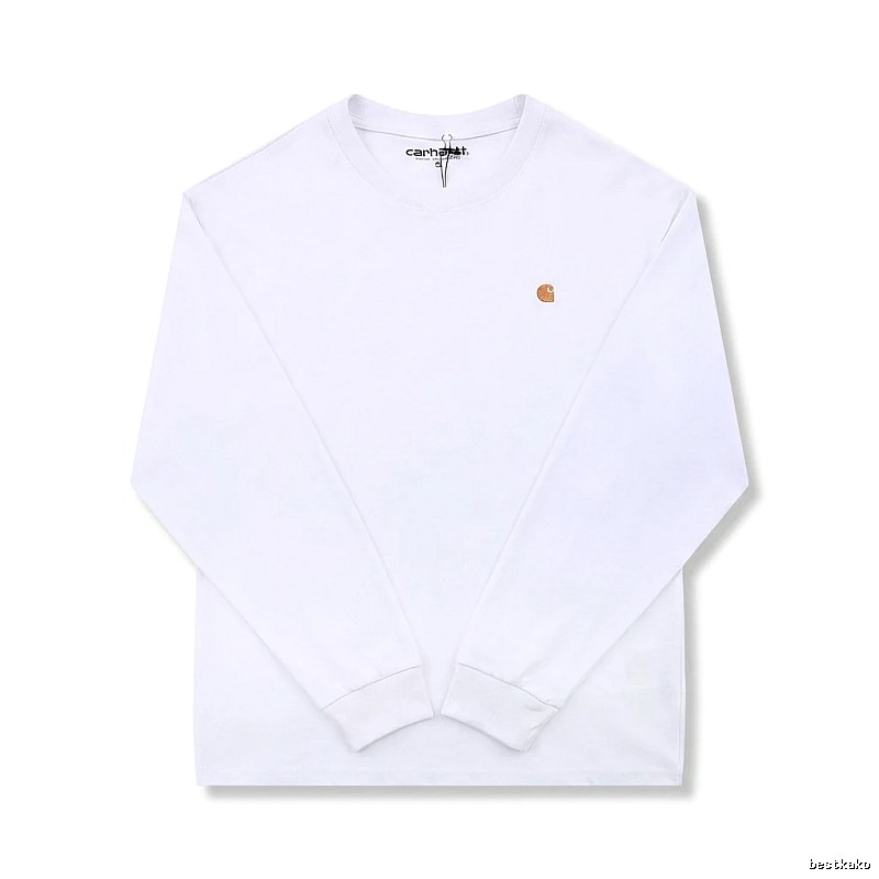 Carhartt classic simple style white sweatshirt