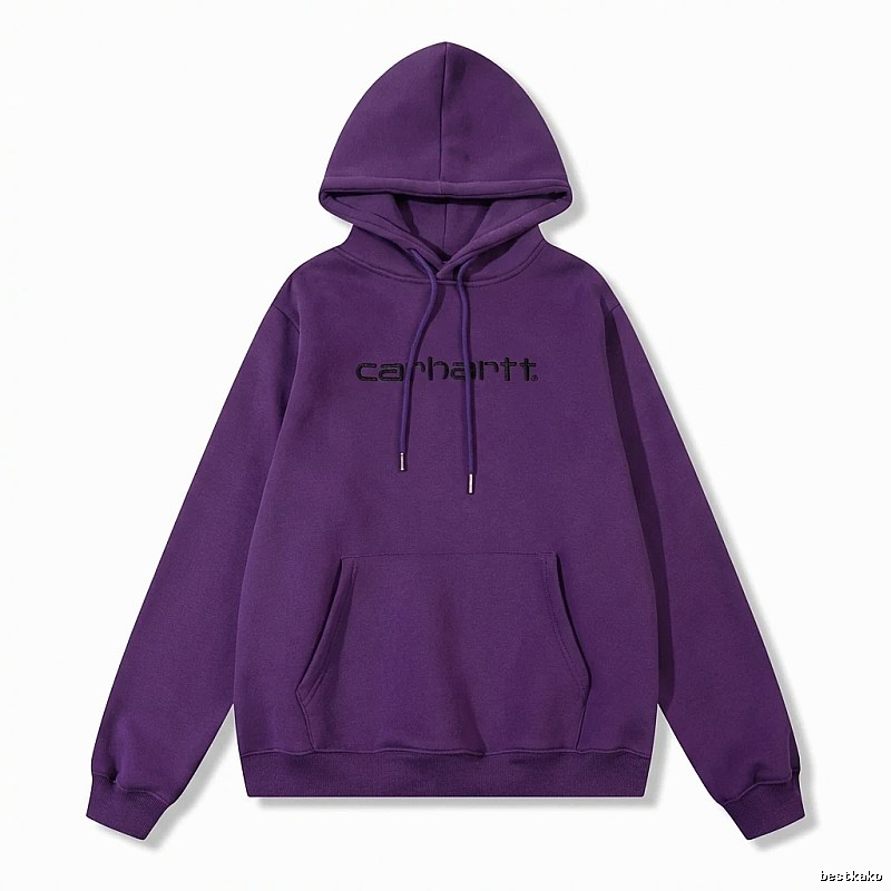 Carhartt simple-style purple sweatshirt