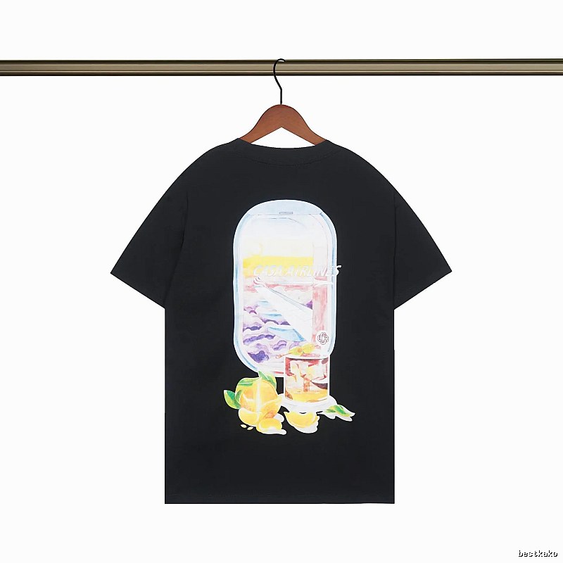 Casablanca Aviation Series Trendy Cool Black T-shirt