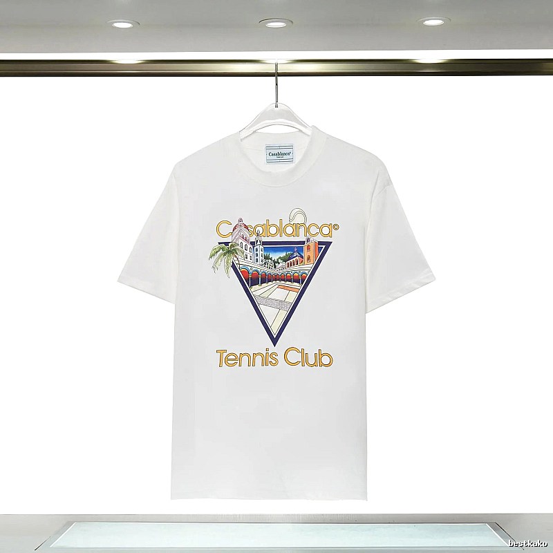 Casablanca retro style white T-shirt