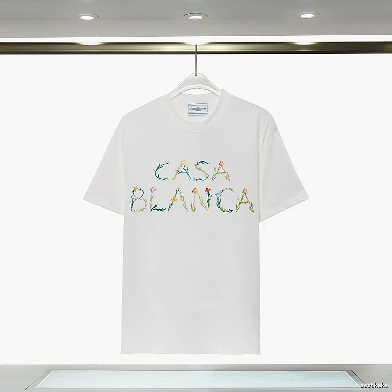 Casablanca - style printed white T - shirt