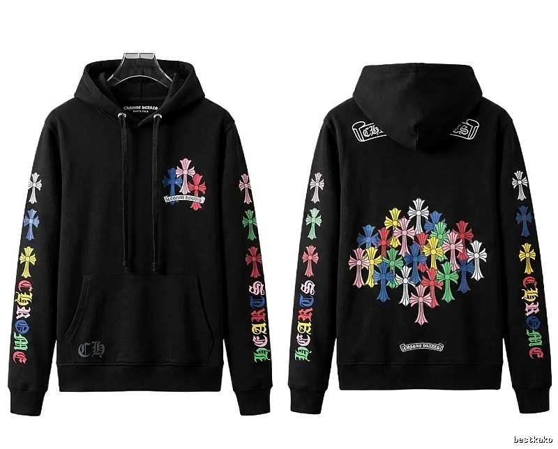 Chrome Hearts Colorful Cross Hoodie