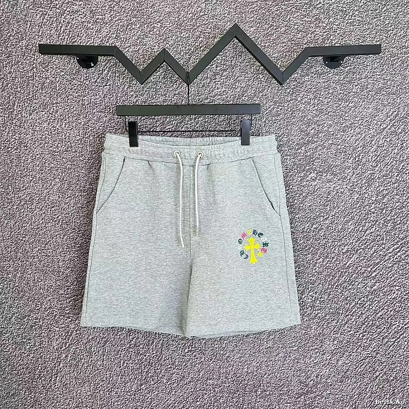 Chrome Hearts Cross Leisure Style Gray Shorts