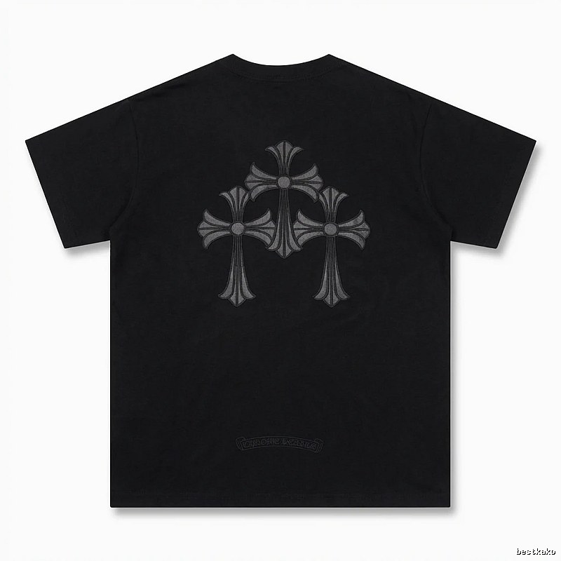 Chrome Hearts Cross Print Black T-shirt