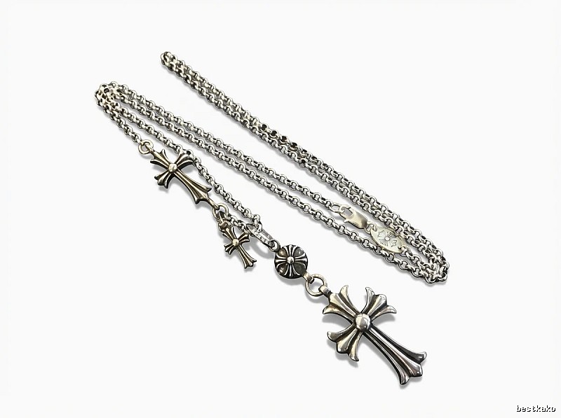 Chrome Hearts Cross Silver Necklace