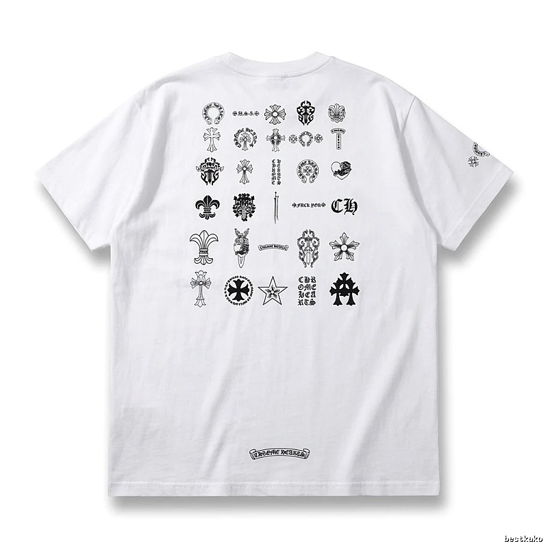 Chrome Hearts Dark Style White T-shirt