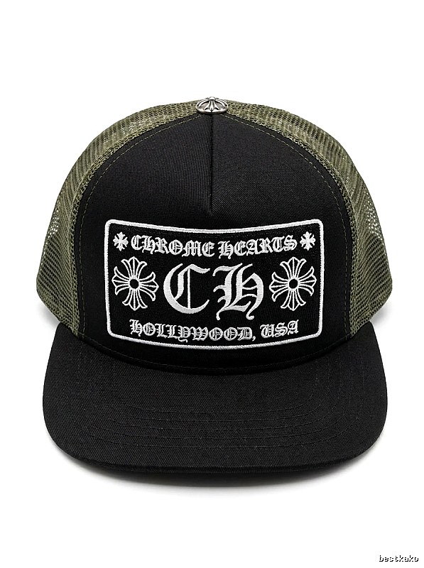 Chrome Hearts Retro Style Black Hat